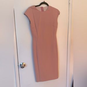 LK Bennett sheath dress in Blush